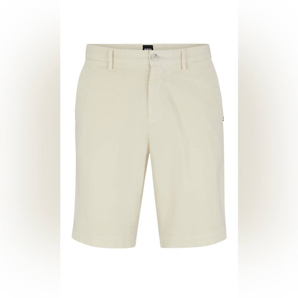 Men’s Flat Front Twill Shorts - Picture 5 of 6